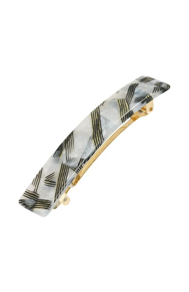 Classic Rectangle Barrette - Helix