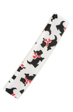Classic Rectangle Barrette - Scottie Dog