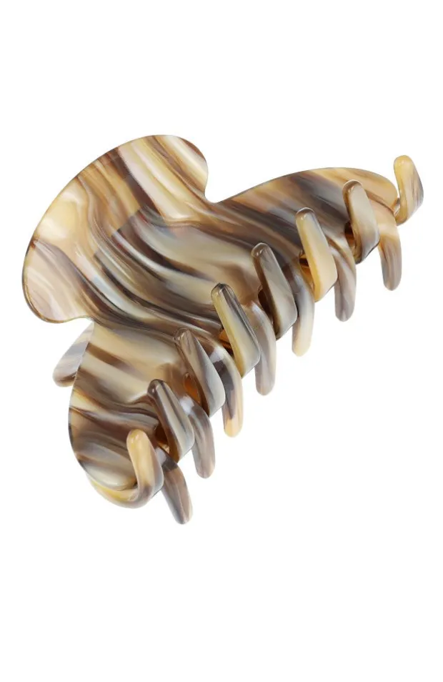 Couture Claw Clip - Caramel Swirl