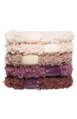 Cozy Pony, 5 Pack Soft Hair Ties