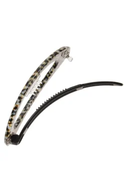 Cutout Oval Plastic Tige Boule Barrette - Classic