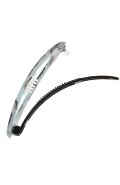 Cutout Oval Plastic Tige Boule Barrette - Classic