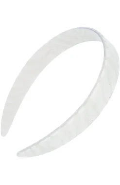 3/4" Headband - Metallic Zebra