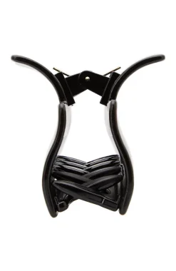 Large Cutout Rectangle Claw Clip - Classic