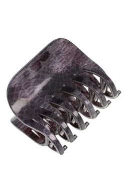 Large Double Tooth Claw Clip - Aztec