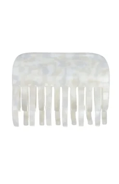 Large Double Tooth Claw Clip - Coconut Milk