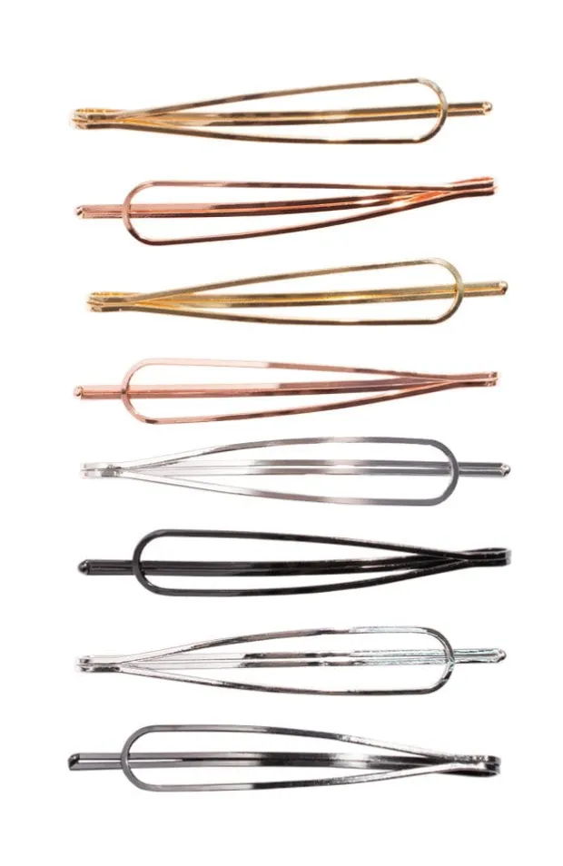 Metal Drop Bobby Pin Clip & Go 8-Pack