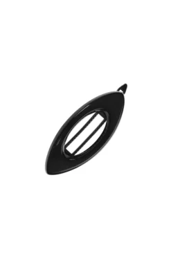 Mini Cutout Oval Plastic Tige Boule Barrette - Classic