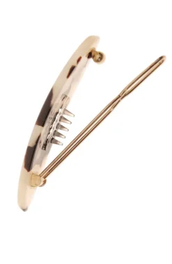 Mini Oblong Tige Boule Barrette - Classic