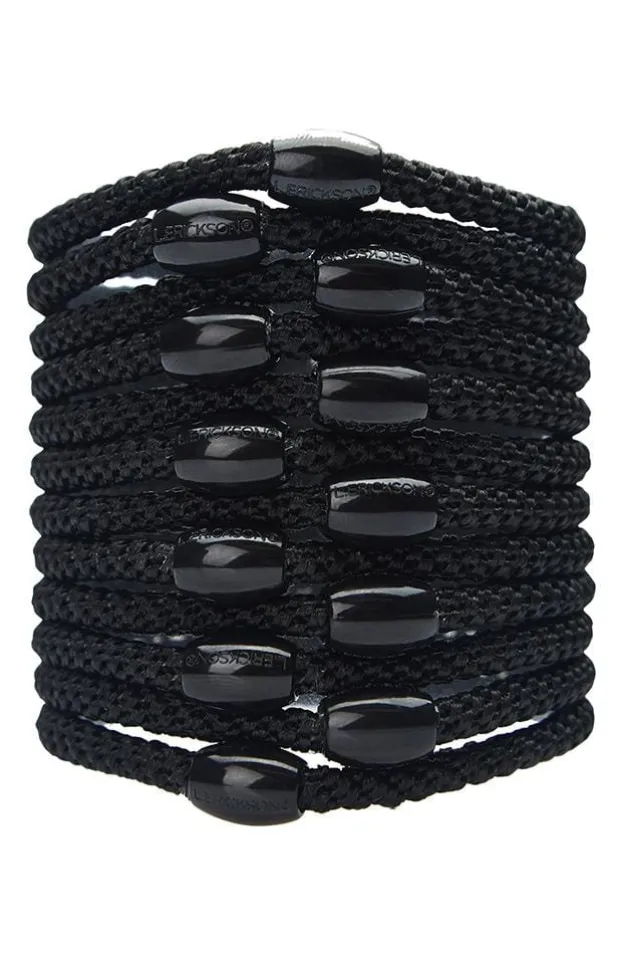 Narrow Grab & Go Pony, 12 Hair Ties