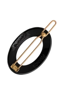 New Cutout Oval Tige Boule Barrette - Classic