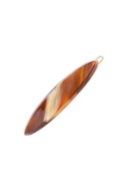 Oblong Tige Boule Barrette - Classic