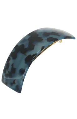 Rectangle Volume Barrette - Blue Tokyo