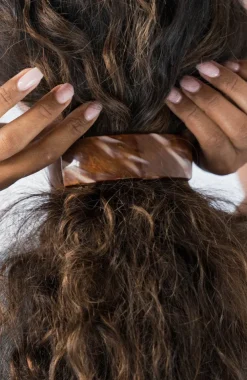 Rectangle Volume Barrette - French Classic