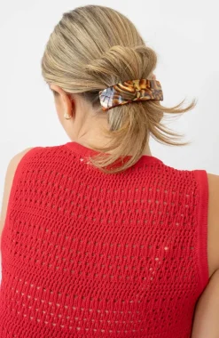 Rectangle Volume Barrette - French Classic