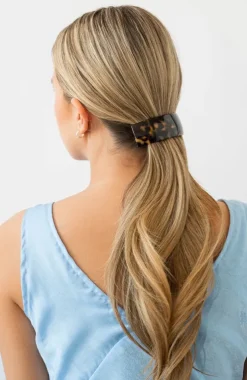 Rectangle Volume Barrette - French Classic
