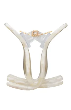 Small Couture Claw Clip - Pavlova