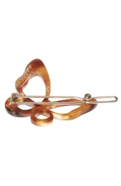 Small Cutout Butterfly Tige Boule Barrette - Classic