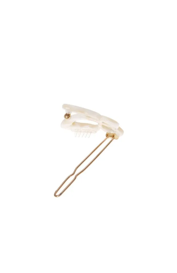Small Cutout Butterfly Tige Boule Barrette - Classic