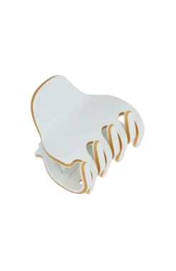 Small Jupiter Claw Clip - Latte