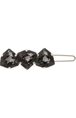 Triple Crystal Tige Boule Barrette